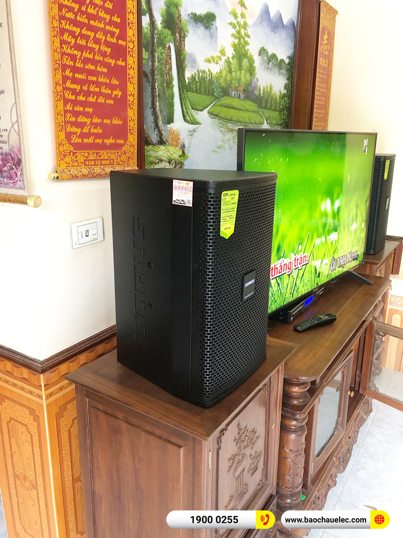Lắp đặt dàn karaoke Domus 18tr cho anh Tú tại Hà Nội (Domus DP6100 Max, BKSound DP3600 New, U900 Plus X) 