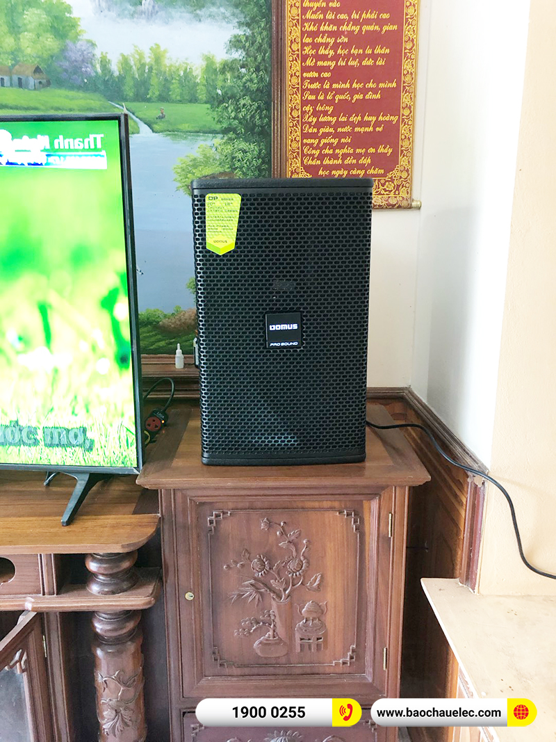 Lắp đặt dàn karaoke Domus 18tr cho anh Tú tại Hà Nội (Domus DP6100 Max, BKSound DP3600 New, U900 Plus X) 