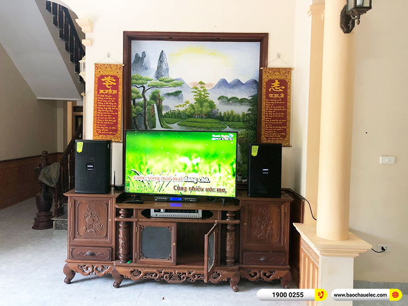 Lắp đặt dàn karaoke Domus 18tr cho anh Tú tại Hà Nội (Domus DP6100 Max, BKSound DP3600 New, U900 Plus X) 