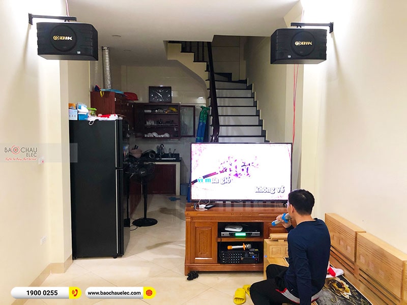 Dàn karaoke gia đình anh Tuyên