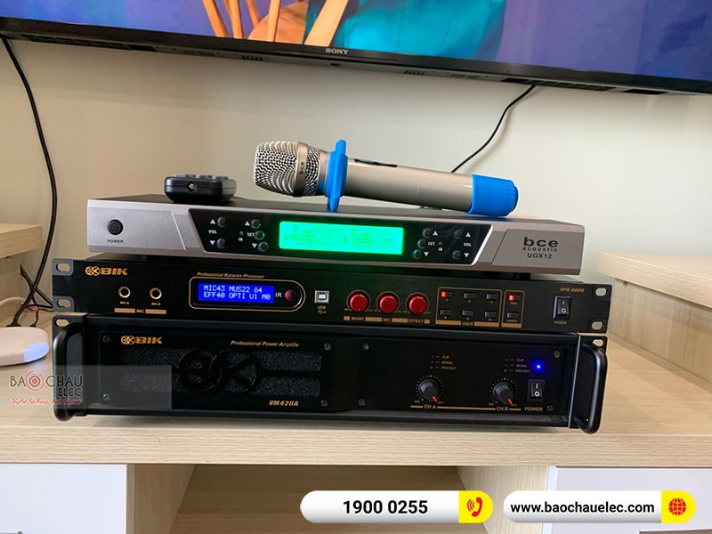 Dàn karaoke gia đình chị Dung