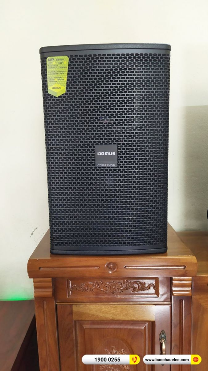Lắp đặt dàn karaoke trị giá gần 30 triệu cho chị Linh tại Thái Nguyên (Domus DP6120 Max, BKSound DKA 8500, SW512C) 