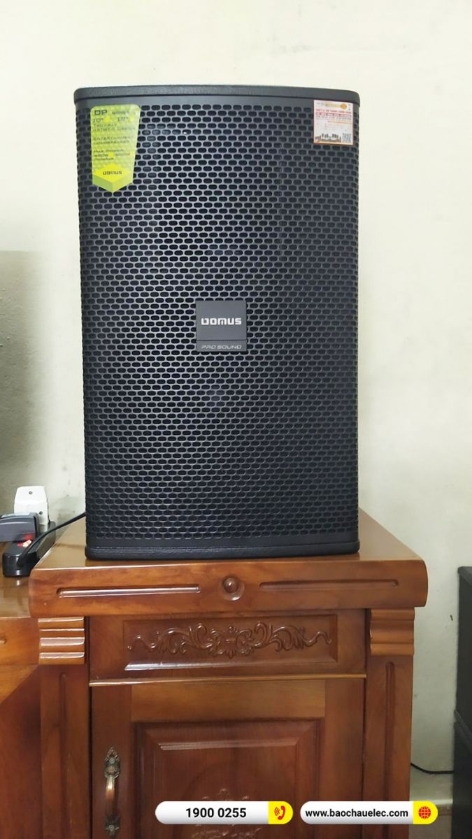 Lắp đặt dàn karaoke trị giá gần 30 triệu cho chị Linh tại Thái Nguyên (Domus DP6120 Max, BKSound DKA 8500, SW512C) 
