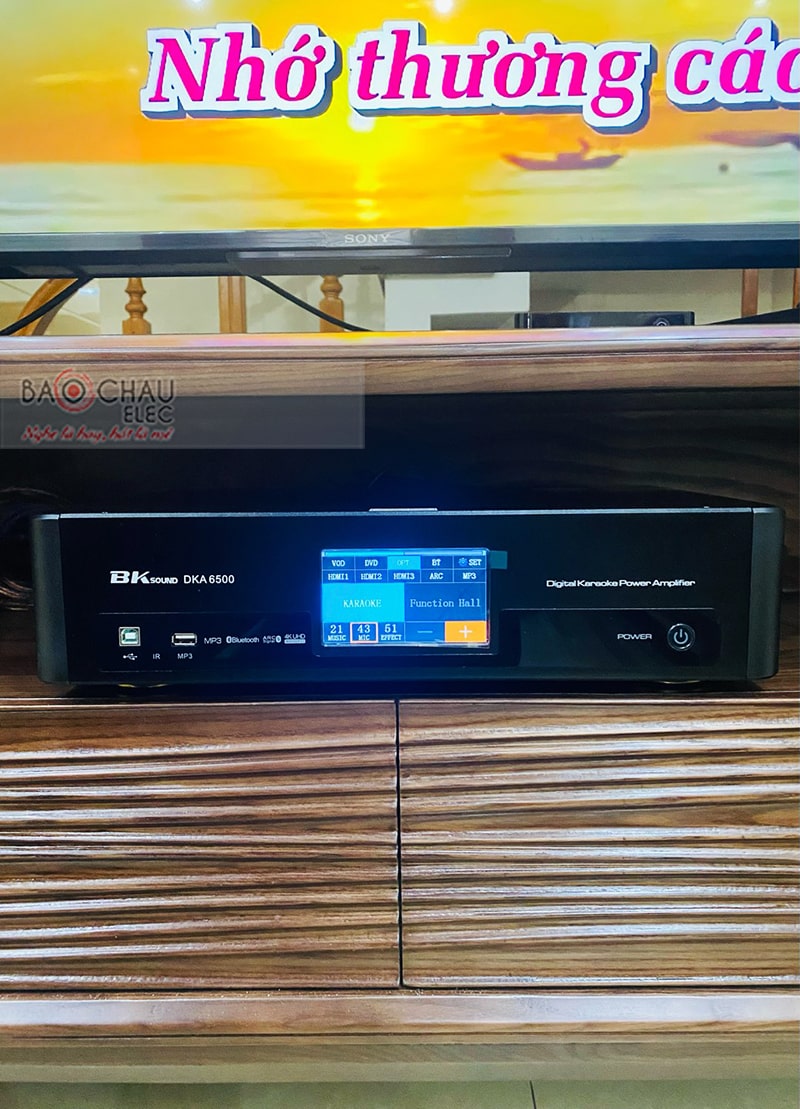 Dàn karaoke gia đình chị Linh 