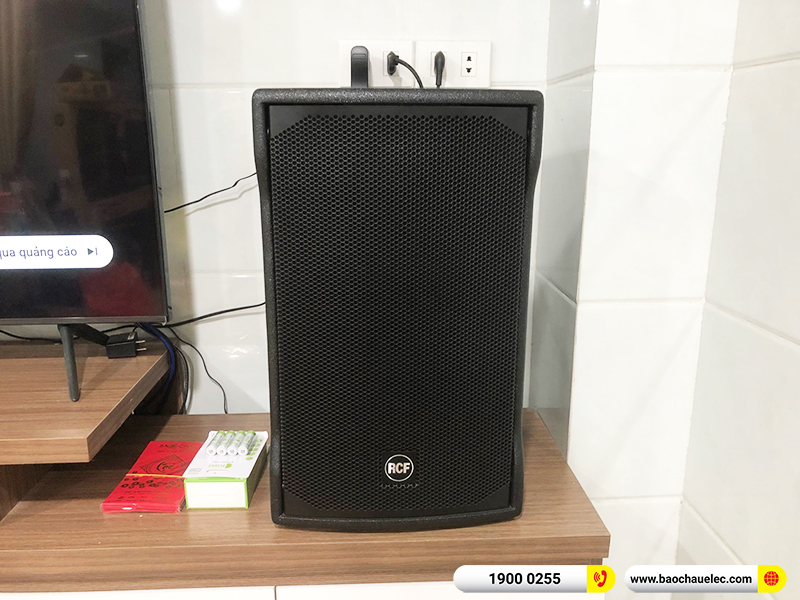 Lắp đặt dàn karaoke trị giá hơn 60 triệu cho chị Phương tại Hà Nội (RCF EMAX 3110 MK2, VM620A, BPR-8500, TS312S, UGX12 Gold) 