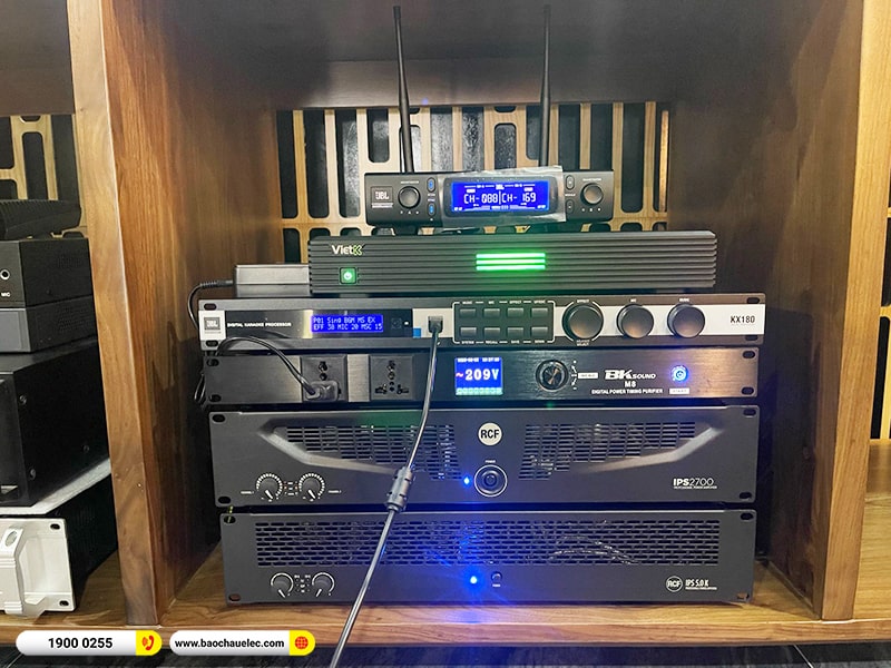 Lắp đặt dàn karaoke trị giá hơn 180 triệu cho chú Cường tại Hà Nội (RCF CMAX 4110, IPS 2700, IPS 5.0K, KX180A, S8018II, VM300,…)