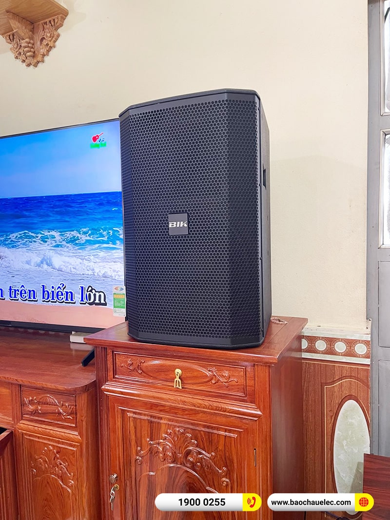 Lắp đặt dàn karaoke BIK hơn 36tr cho chú Lại tại Ninh Bình (BIK BSP 412II, CA-J602, KP500, SW612C, U900 Plus X)