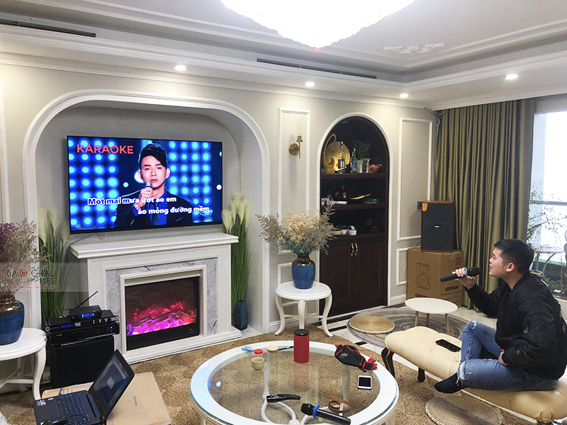 Dàn karaoke gia đình anh An h4