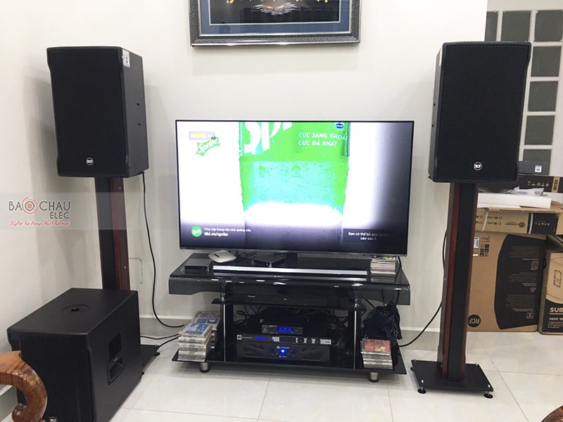 Lắp đặt dàn karaoke gia đình anh Anh tại Hà Nội