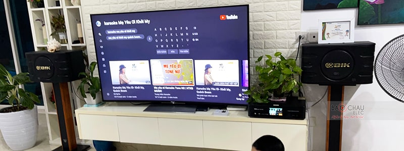 Lắp đặt dàn karaoke gia đình anh Cường tại Hà Nội (BIK BJ-S668, BKSound DKA5500)