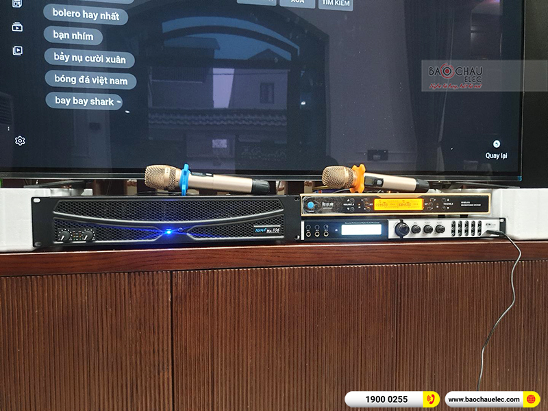 Lắp đặt dàn karaoke anh Cửu tại Hà Nội