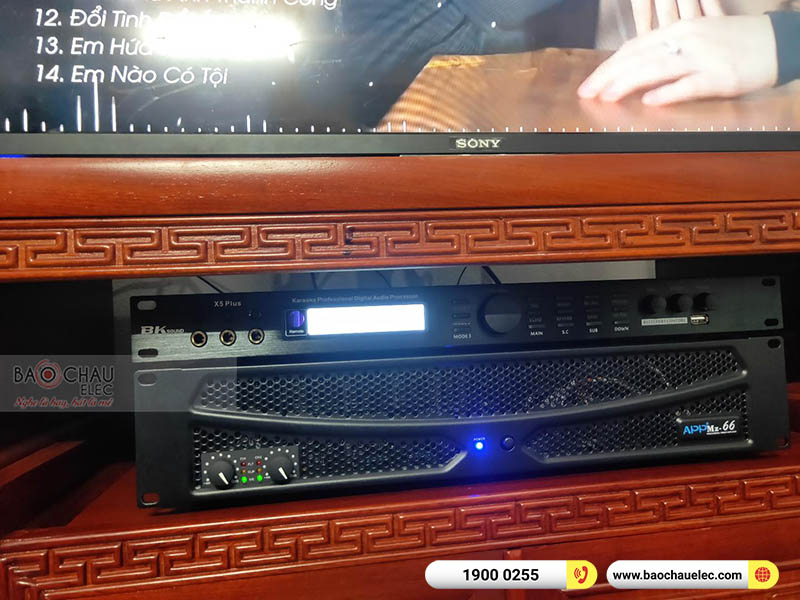Lắp đặt dàn karaoke anh Đoàn tại Hà Nội