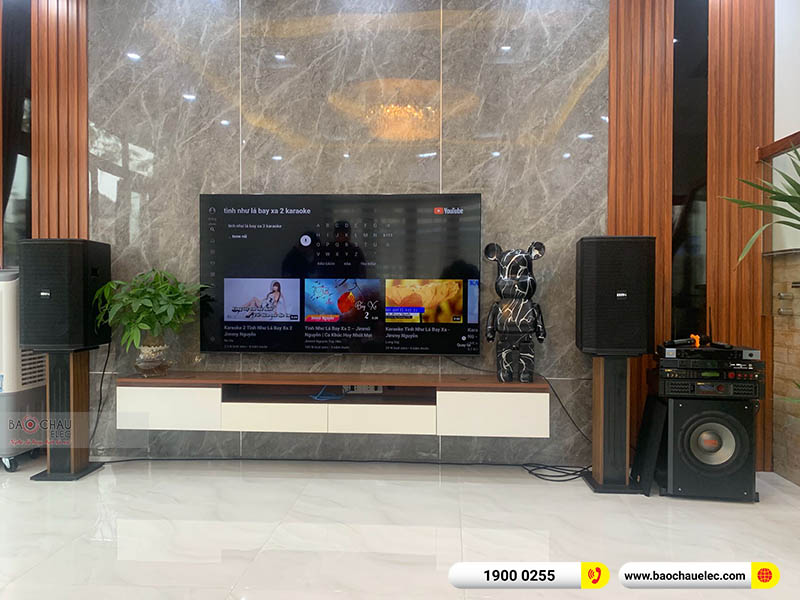 Lắp đặt d&agrave;n karaoke anh Giang tại Th&aacute;i Nguy&ecirc;n