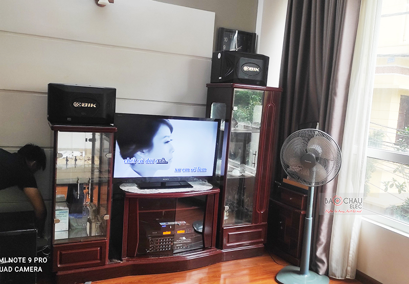 Dàn karaoke gia đình anh Hải h4