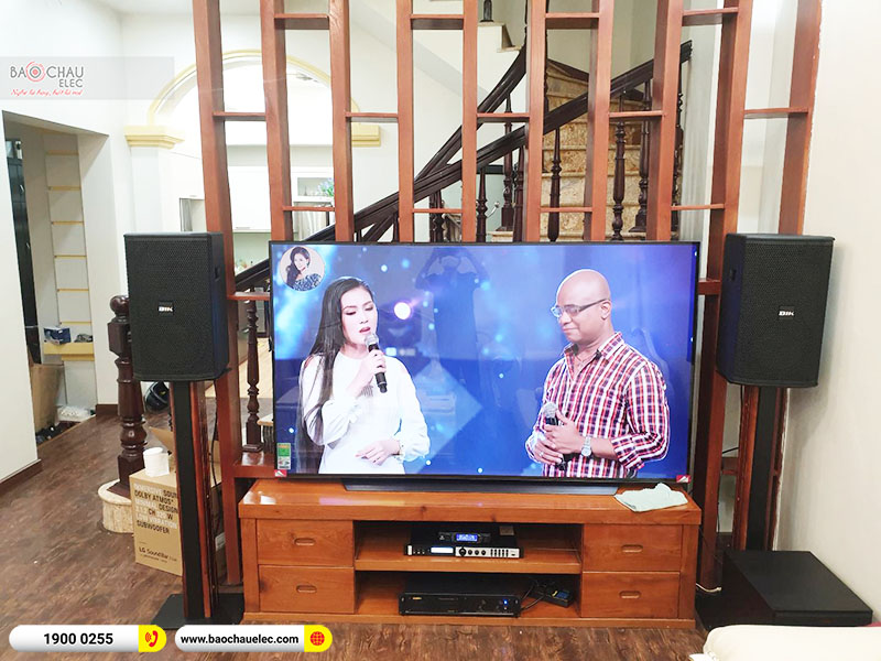 Lắp đặt d&agrave;n karaoke gia đ&igrave;nh anh Hải tại H&agrave; Nội
