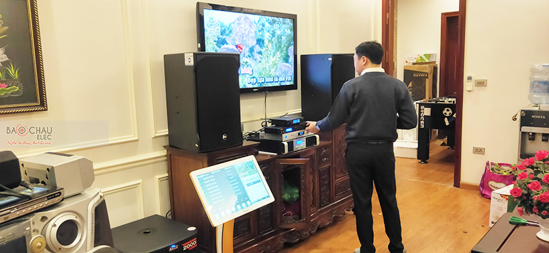 Dàn karaoke gia đình anh Hải anh h5