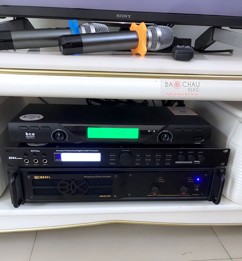 Lắp đặt dàn karaoke gia đình anh Hoàng tại Hà Nội (JBL MTS10, VM620A, BKSound X5 Plus, U900 Plus X)