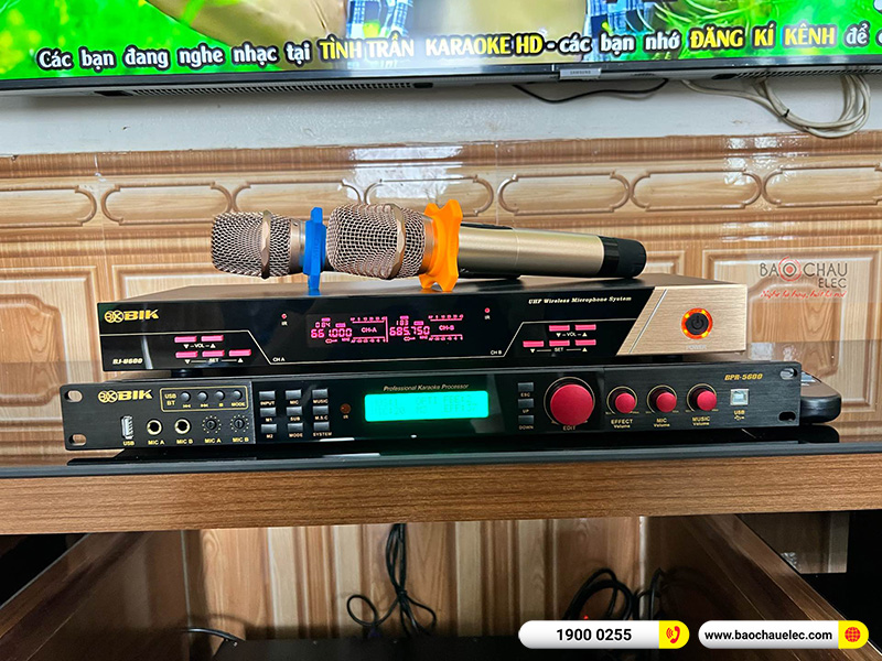 Lắp đặt dàn karaoke anh Lịch tại Hà Nội 