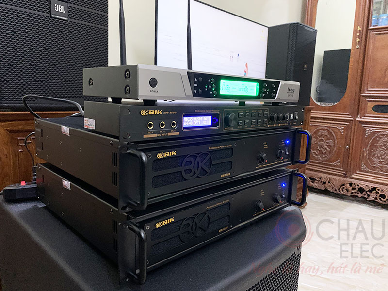 Bộ d&agrave;n karaoke gia đ&igrave;nh của anh Long tại Ba V&igrave; - HN h6