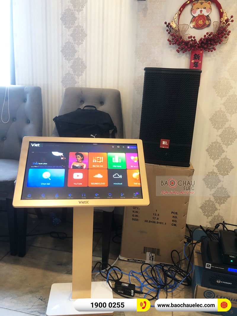 Lắp đặt dàn karaoke gia đình anh Nam tại Hà Nội