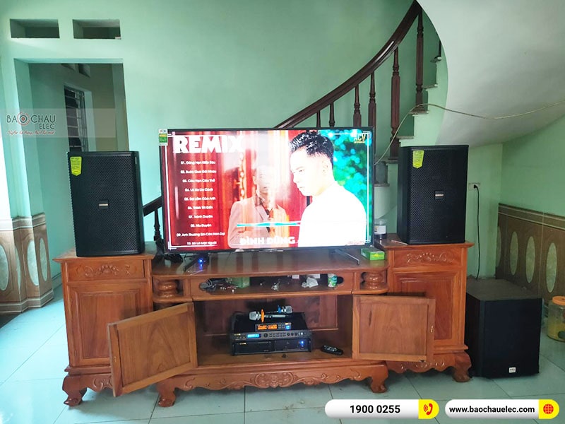 Lắp đặt dàn karaoke gia đình anh Phượng tại Hà Nội