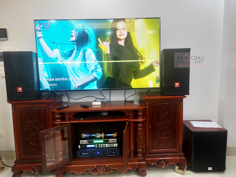 Lắp đặt d&agrave;n karaoke anh Quang tại H&agrave; Nội