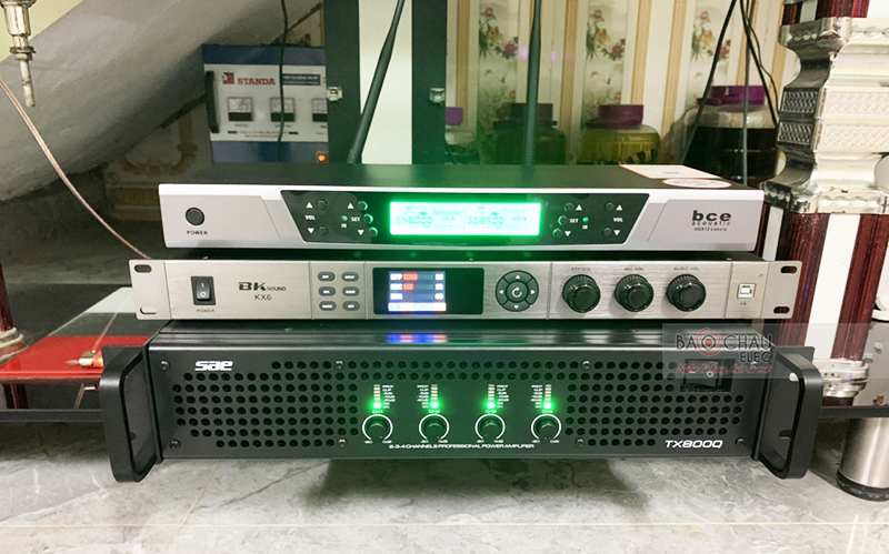 Dàn karaoke gia đình anh Quý h3