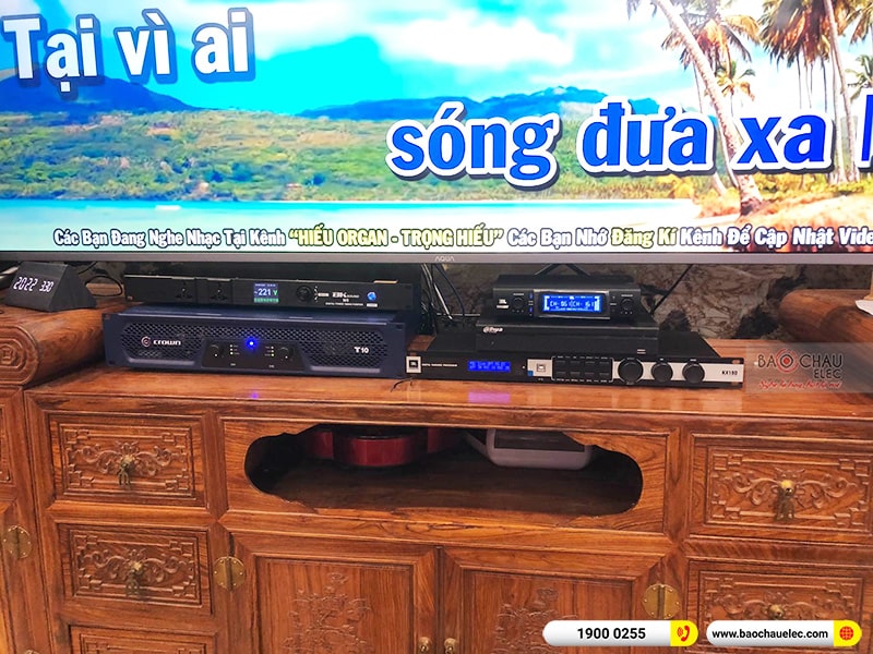Lắp đặt dàn karaoke anh Thắng tại Hà Nội 