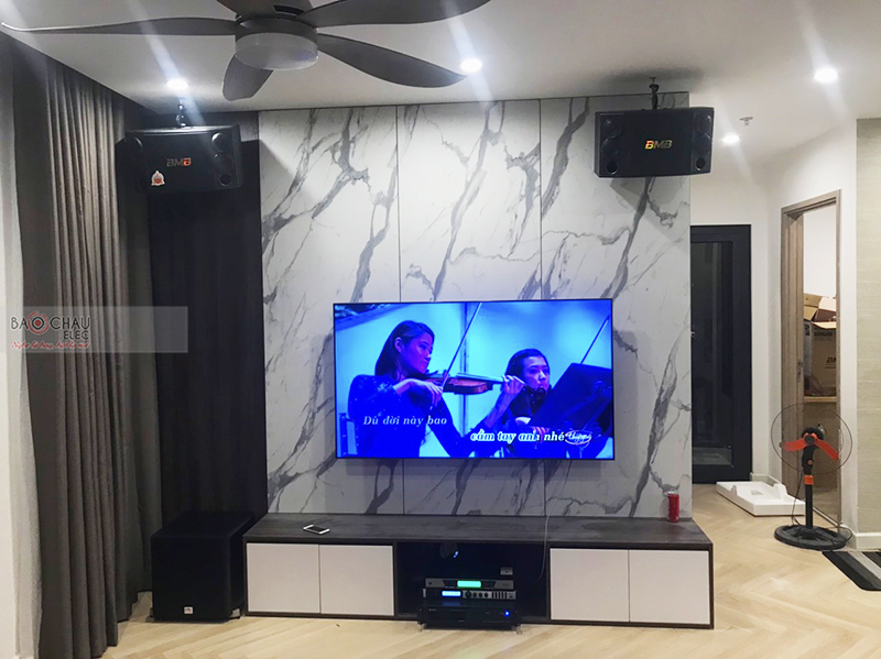 Lắp đặt d&agrave;n karaoke gia đ&igrave;nh anh Trường tại H&agrave; Nội