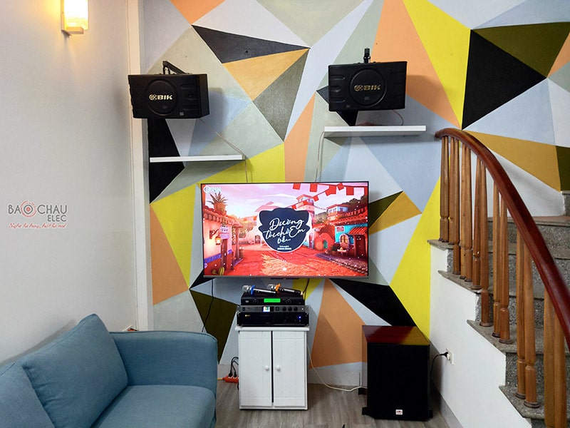 Lắp đặt d&agrave;n karaoke anh Trường tại H&agrave; Nội