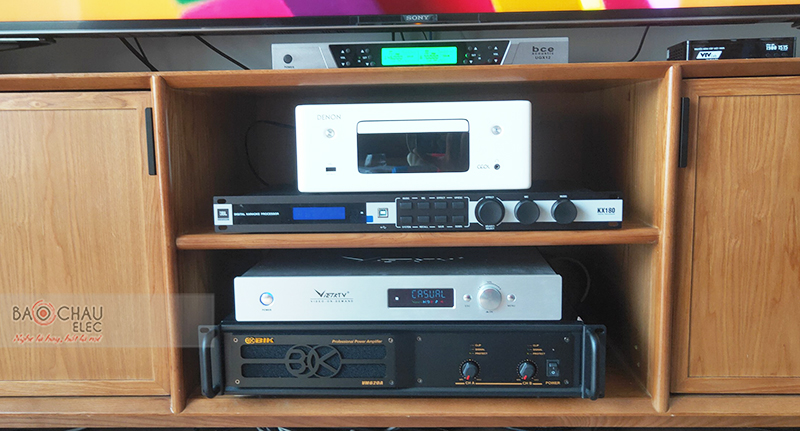 Dàn karaoke gia đình anh Tuấn h3