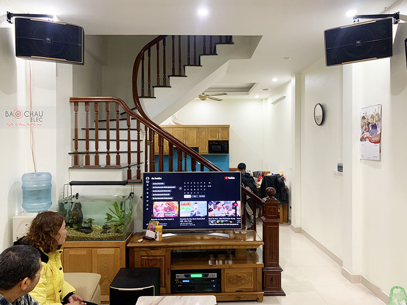 Dàn karaoke gia đình anh Tuấn h4