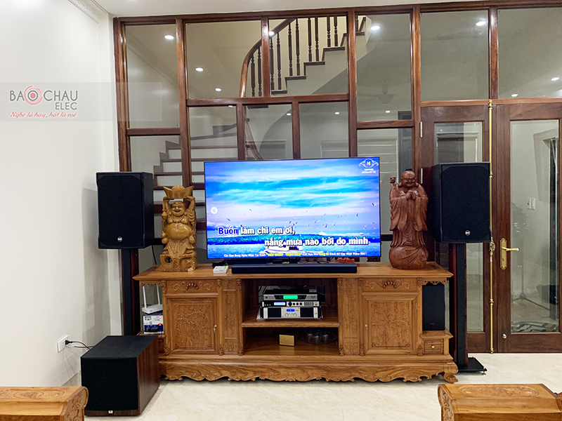 C&ocirc;ng tr&igrave;nh lắp đặt loa RCF cho d&agrave;n karaoke gia đ&igrave;nh h3