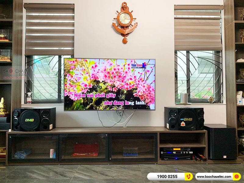 Dàn karaoke gia đình chị Nhung