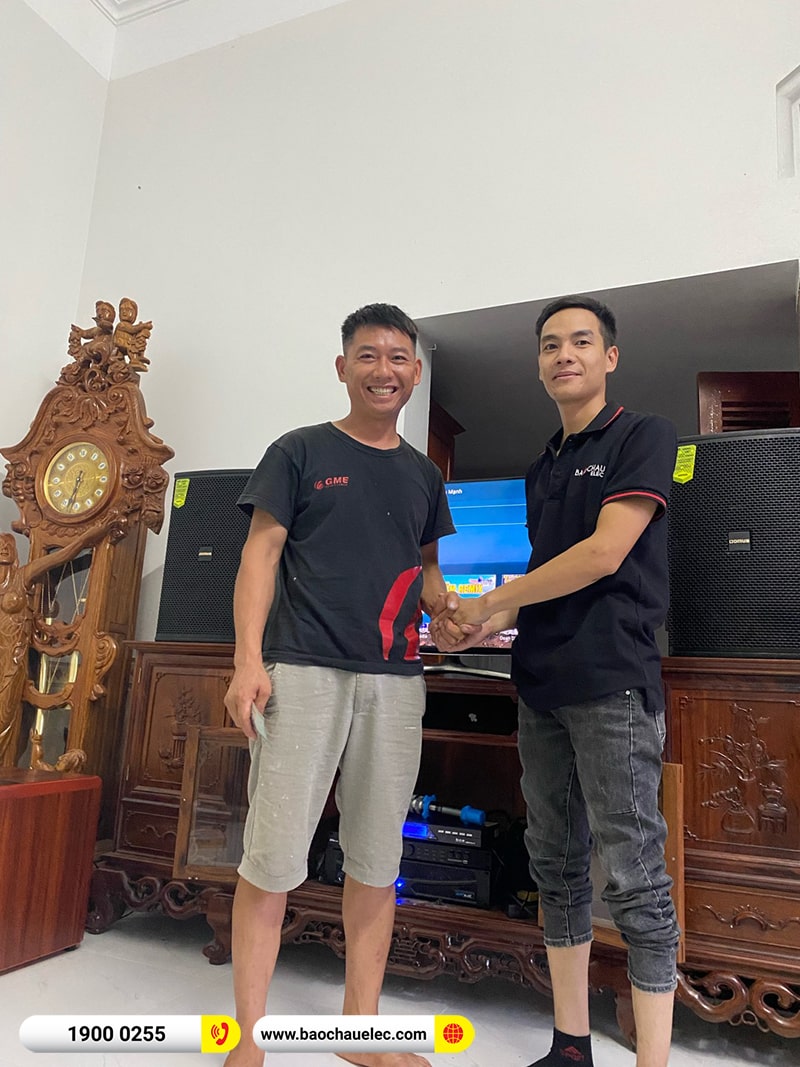 Lắp đặt dàn karaoke trị giá hơn 30 triệu cho chị Thủy tại Hà Nội 