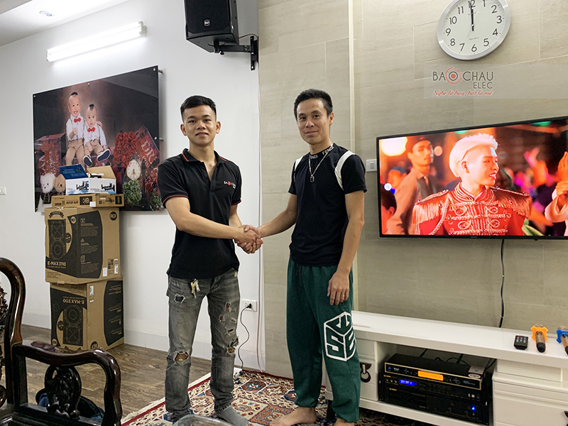 Dàn karaoke gia đình chị Yến h4