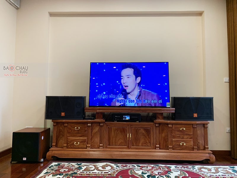 Lắp đặt d&agrave;n karaoke gia đ&igrave;nh ch&uacute; Th&agrave;nh tại H&agrave; Nội