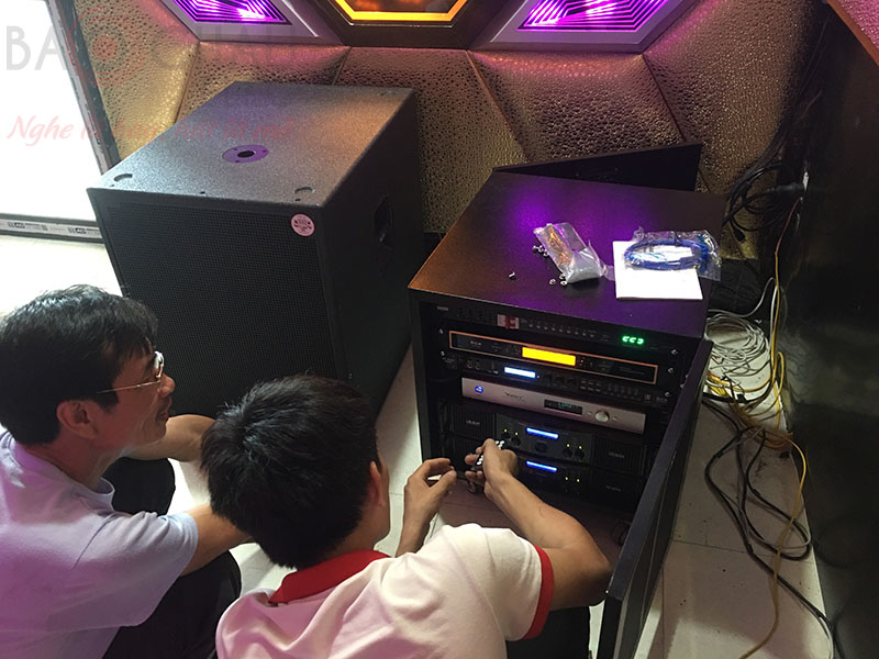 Lắp đặt phòng hát kinh doanh cho anh Lễ tại Hà Nội h5