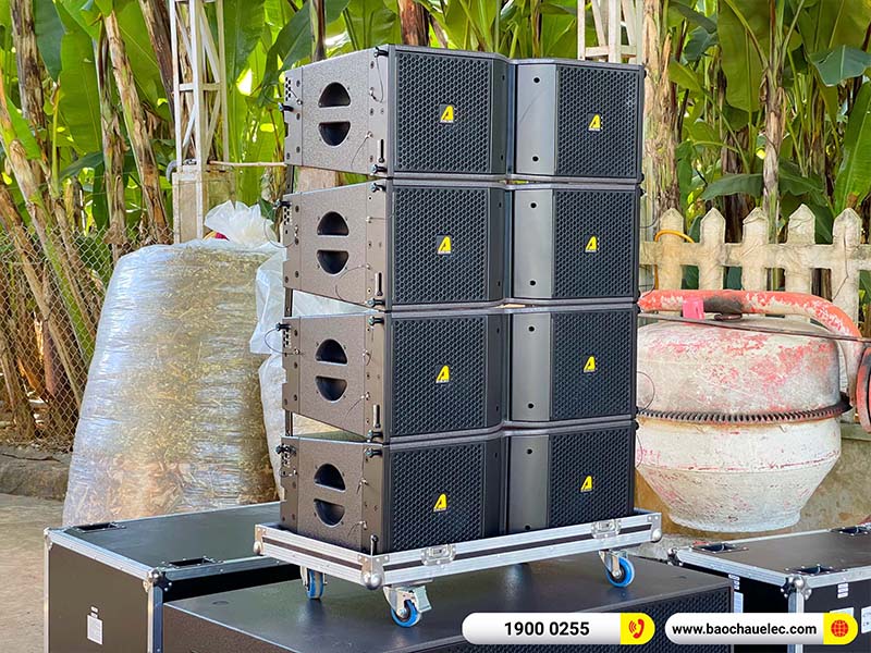 Lắp đặt d&agrave;n Line Array Actpro 181tr cho anh Thanh tại Sơn La (Actpro KR210, Actpro KR28, FP10000Q, FP14000, MG12XU, DSP48,&hellip;) 
