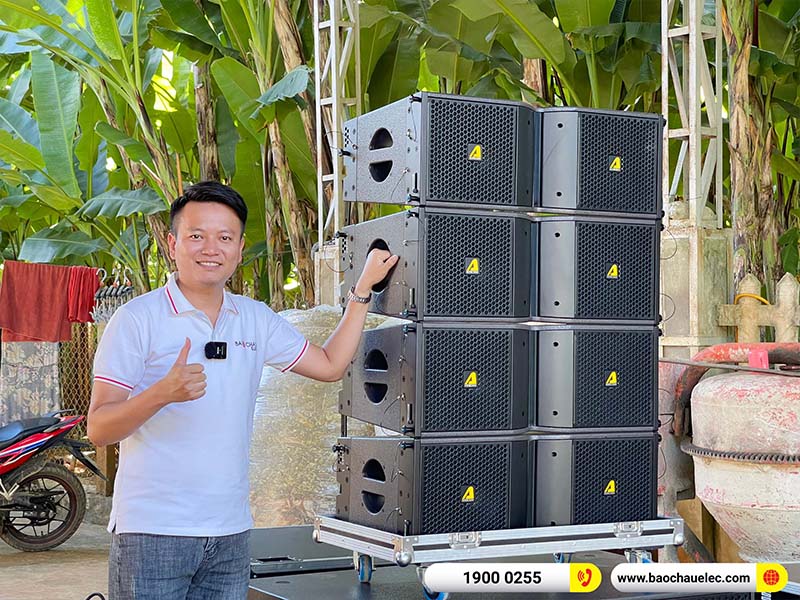 Lắp đặt d&agrave;n Line Array Actpro 181tr cho anh Thanh tại Sơn La (Actpro KR210, Actpro KR28, FP10000Q, FP14000, MG12XU, DSP48,&hellip;) 