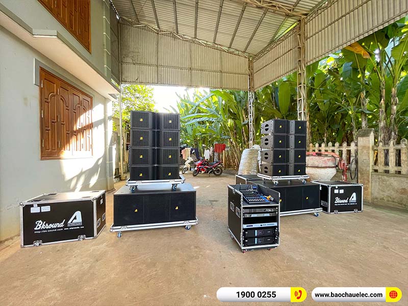 Lắp đặt d&agrave;n Line Array Actpro 181tr cho anh Thanh tại Sơn La (Actpro KR210, Actpro KR28, FP10000Q, FP14000, MG12XU, DSP48,&hellip;) 
