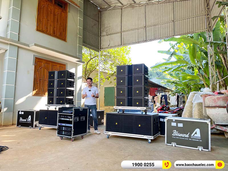 Lắp đặt d&agrave;n Line Array Actpro 181tr cho anh Thanh tại Sơn La (Actpro KR210, Actpro KR28, FP10000Q, FP14000, MG12XU, DSP48,&hellip;) 