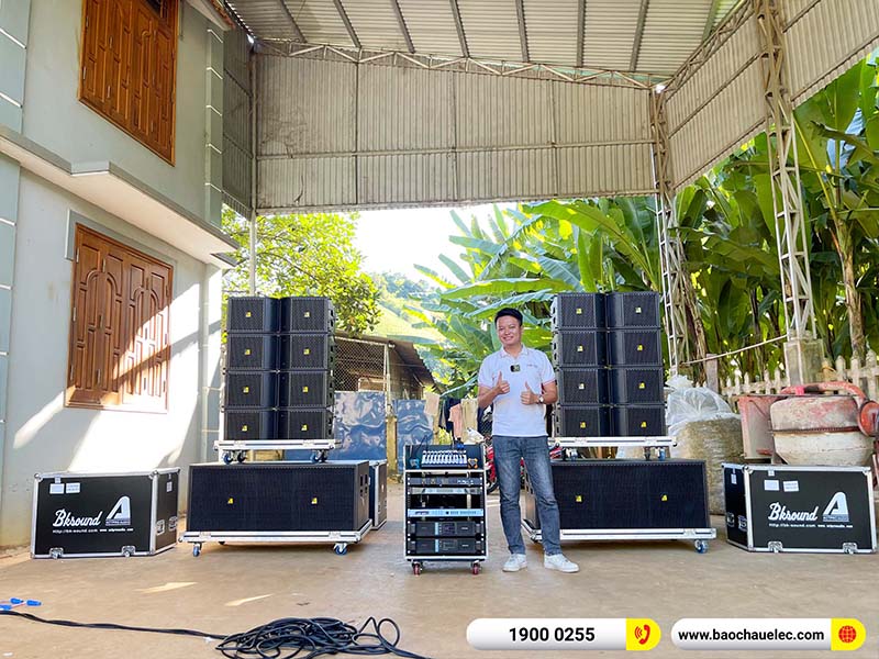 Lắp đặt d&agrave;n Line Array Actpro 181tr cho anh Thanh tại Sơn La (Actpro KR210, Actpro KR28, FP10000Q, FP14000, MG12XU, DSP48,&hellip;) 