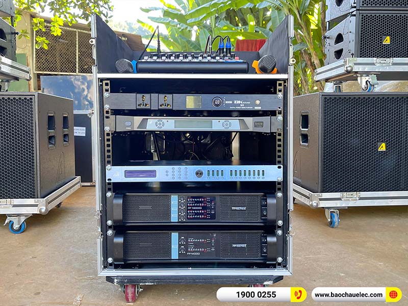 Lắp đặt d&agrave;n Line Array Actpro 181tr cho anh Thanh tại Sơn La (Actpro KR210, Actpro KR28, FP10000Q, FP14000, MG12XU, DSP48,&hellip;) 