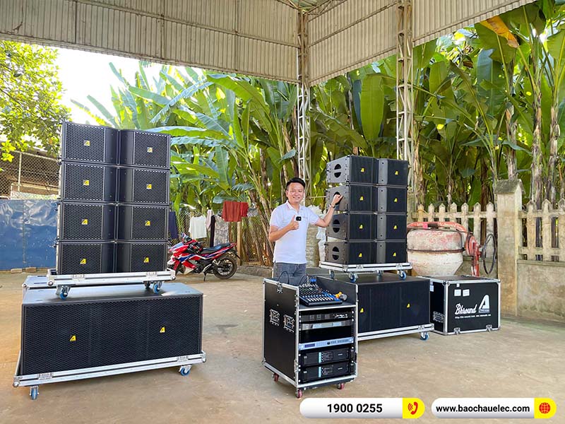 Lắp đặt d&agrave;n Line Array Actpro 181tr cho anh Thanh tại Sơn La (Actpro KR210, Actpro KR28, FP10000Q, FP14000, MG12XU, DSP48,&hellip;) 