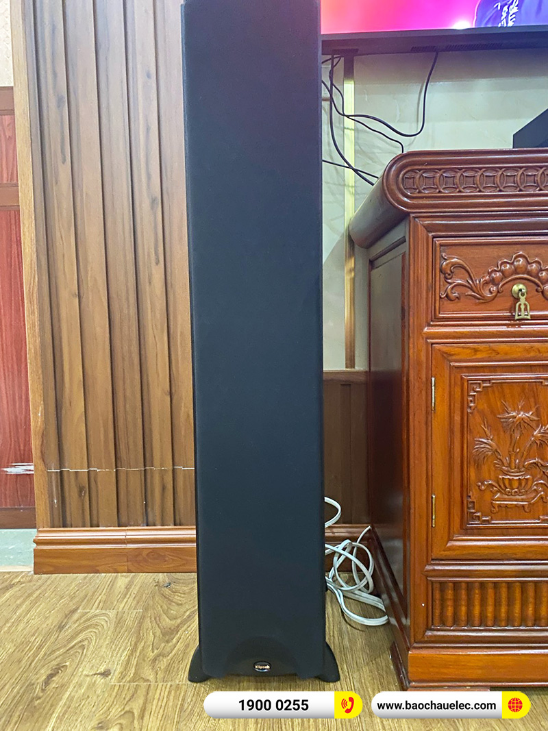 Lắp đặt dàn nghe nhạc trị giá hơn 20 triệu cho anh Chung tại TPHCM (Klipsch Synergy Black Label F200, JBL RMA-330A)