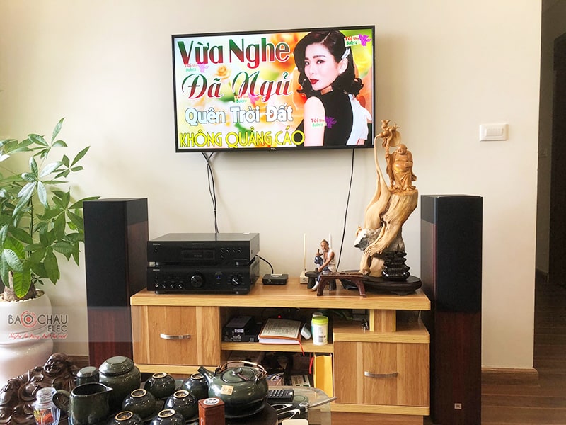 Lắp đặt d&agrave;n nghe nhạc anh Cường tại H&agrave; Nội