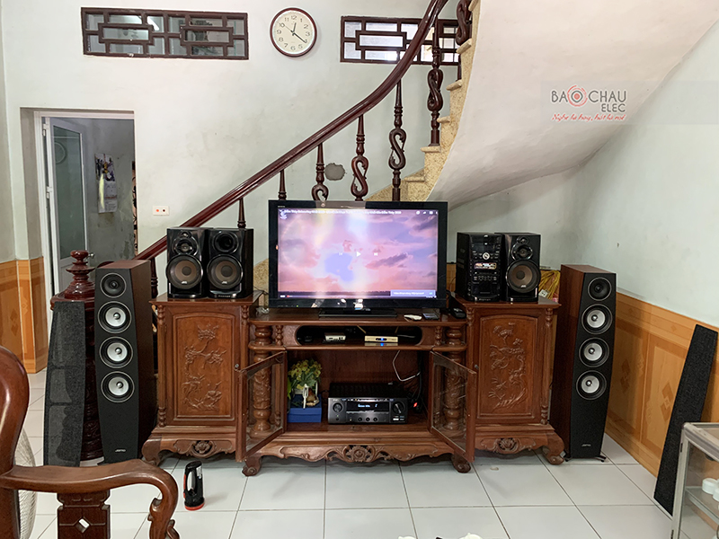 Lắp đặt d&agrave;n nghe nhạc cho anh Đ&ocirc;ng tại H&agrave; Nội