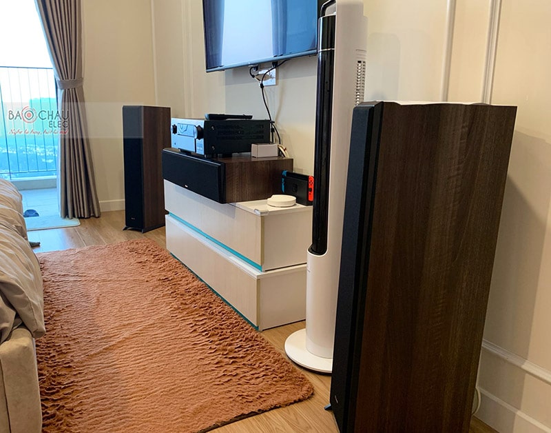 Lắp đặt dàn nghe nhạc cho anh Calvin tại Hà Nội (RP-5000F, RP-600M, RP-504C, Denon AVC-X4700H)