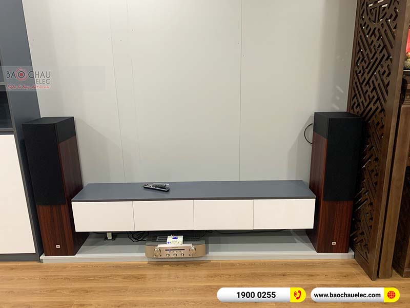 Lắp đặt dàn nghe nhạc gia đình anh Khánh